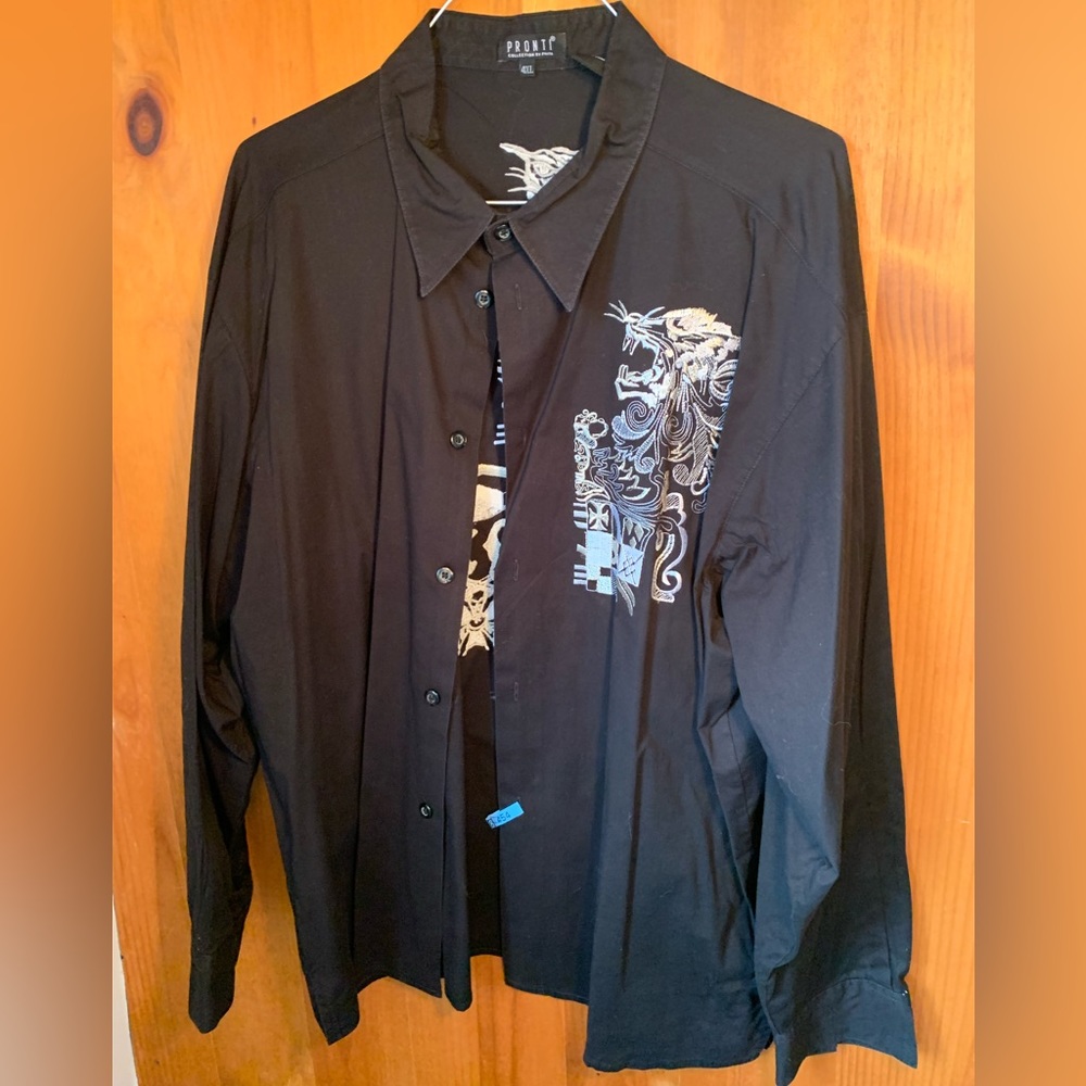 Dress shirt with design